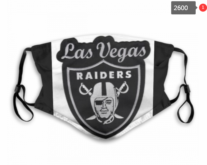 NFL Oakland Raiders #55 Dust mask with filter